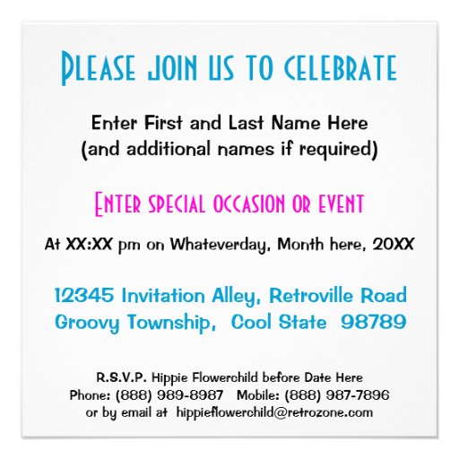 Fun Friday Sleepover or Slumber Teen Birthday Custom Invites
