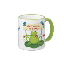 Fun Frog - Don't Worry Be HOPPY - Mug mugs