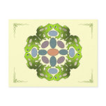 Fun Frog Mandala Postcard