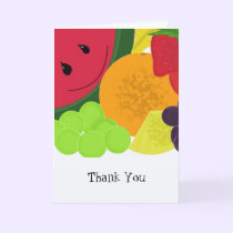 Fun Fruit Explosion Thank You cards
