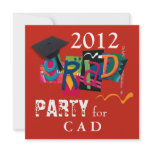 Fun & Funky 2011 Grad Party Invitation