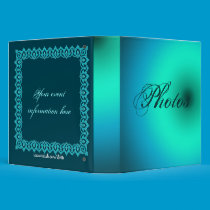Fun Funky  Blue Binder binders
