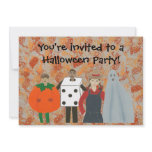 Fun & Funky Halloween Costume Party Invitations invitations