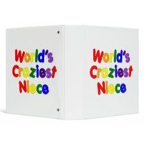 Fun Funny Humorous Nieces : World's Craziest Niece Binder