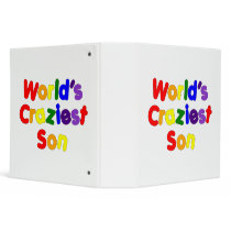 Fun Funny Humorous Sons : World's Craziest Son Binder