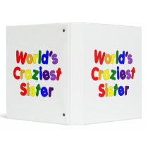 Fun Funny Sisters : World's Craziest Sister Vinyl Binders