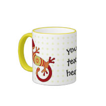 fun gecko mugs