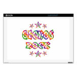 Fun Geckos Rock Decal For Laptop