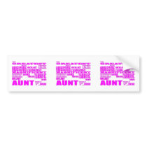 Fun Gifts for Aunts : Greatest Aunt Bumper Stickers