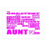 Fun Gifts for Aunts : Greatest Aunt Post Card