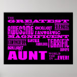Fun Gifts for Aunts : Greatest Aunt Print