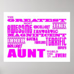 Fun Gifts for Aunts : Greatest Aunt Print
