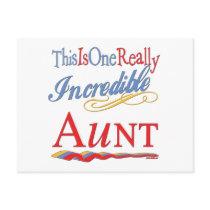 Fun Gifts For Aunts Postcards