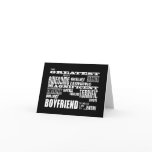 Fun Gifts for Boyfriends : Greatest Boyfriend cards