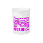 Fun Gifts for Cousins : Greatest Cousin Drink Pitchers