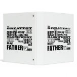 Fun Gifts for Dads : Greatest Father Vinyl Binders