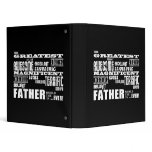Fun Gifts for Dads : Greatest Father 3 Ring Binder
