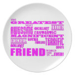 Fun Gifts for Friends : Greatest Friend Plates