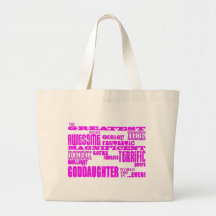 Fun Gifts for Goddaughters : Greatest Goddaughter Canvas Bag