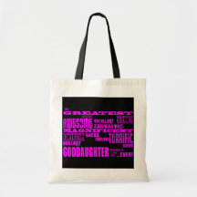 Fun Gifts for Goddaughters : Greatest Goddaughter Canvas Bag