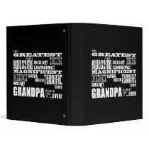 Fun Gifts for Grandfathers : Greatest Grandpa Binder