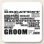 Fun Gifts for Grooms : Greatest Groom cork coasters