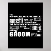 Fun Gifts for Grooms : Greatest Groom Posters