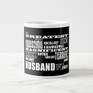 Fun Gifts for Husbands : Greatest Husband Extra Large Mugs