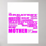 Fun Gifts for Moms : Greatest Mother Print