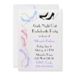 Fun Girl's Night Our Bachelorette Party Invitation