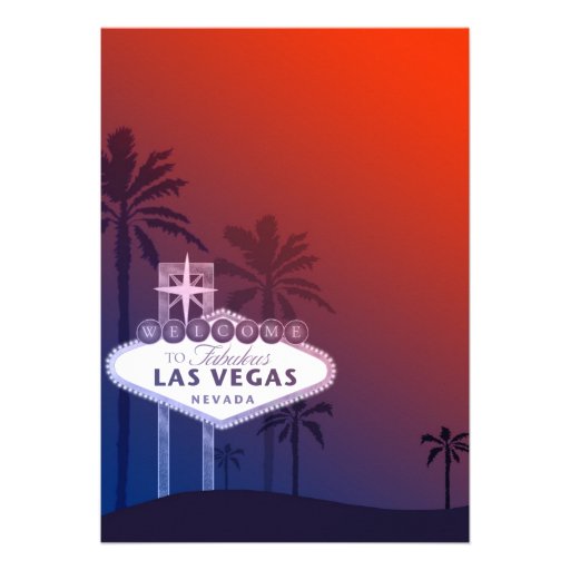 Fun, Glamorous Las Vegas Bridal Shower Invites