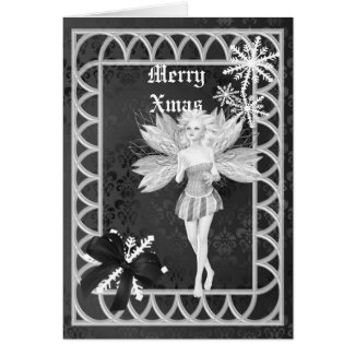 fun gothic fairy christmas card