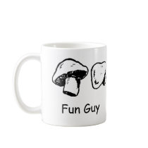 Fun Guy, Fungi mugs by underdogrides Fun Guy, Fungi mugs