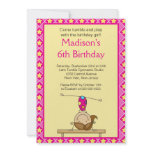 Fun Gymnastics Kids Birthday Party Invitation