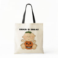 Fun Halloween Baby Boy Trick R Treat Bag bag
