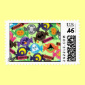Fun Halloween Candy postage