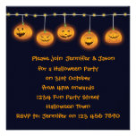 Fun Halloween Party Invitation Jack O' Lanterns