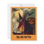 FUN HALLOWEEN WITCH INVITATION ~ EZ TO CUSTOMIZE!