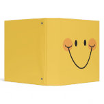 Fun happy yellow smiley binder/organizer
