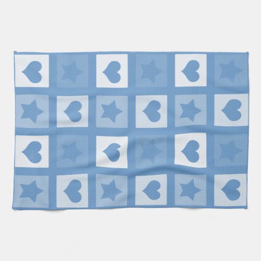 Fun Hearts and Stars Hand Towels Zazzle