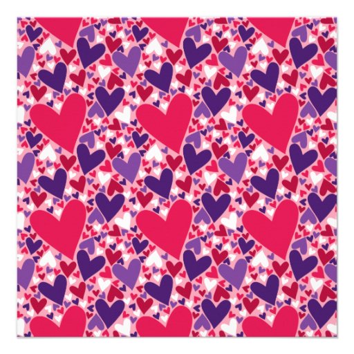 Fun Hearts Valentines Day Invitation