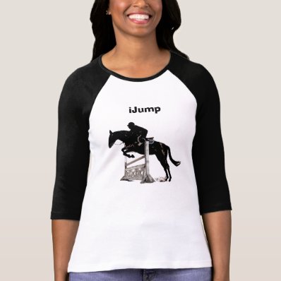 Fun iJump Horse Jumper Long Sleeve Tee Shirt