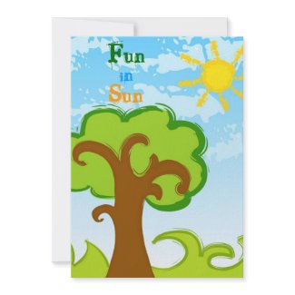 Fun in Sun Invitation invitation