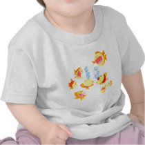 Fun in The Fish Tank cartoon Baby T-Shirt
