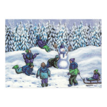 Fun in the snow posters