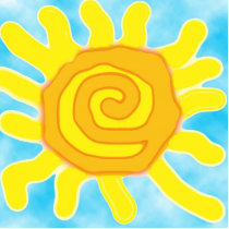 Fun In the Sun Cardboard Sculpture! Photo Cut Outs