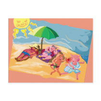 Fun in the sun postcards