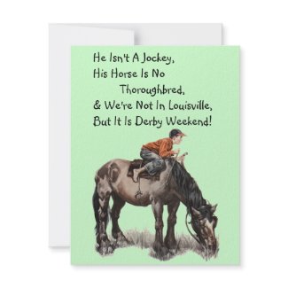Fun Invitation To Host a Ky Kentucky Derby Party  