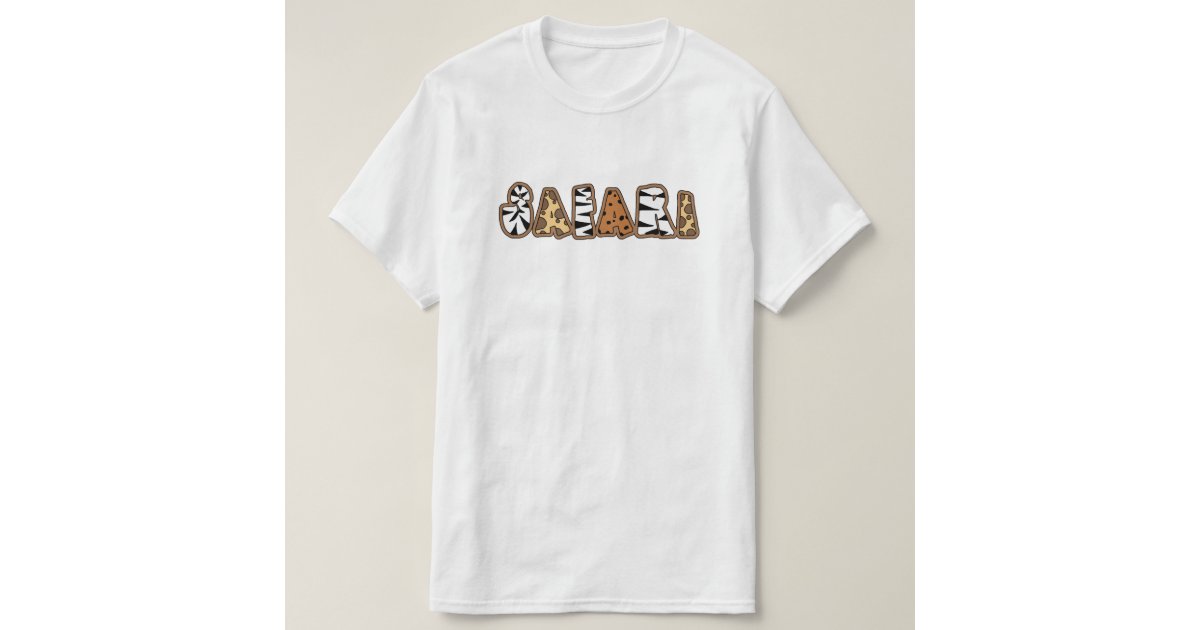 safari theme t shirt