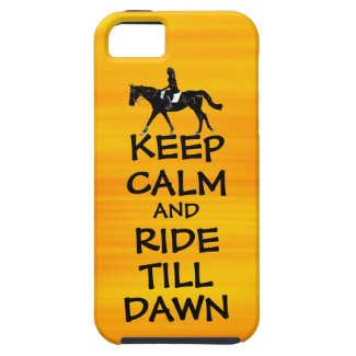 Fun Keep Calm & Ride Till Dawn Horse